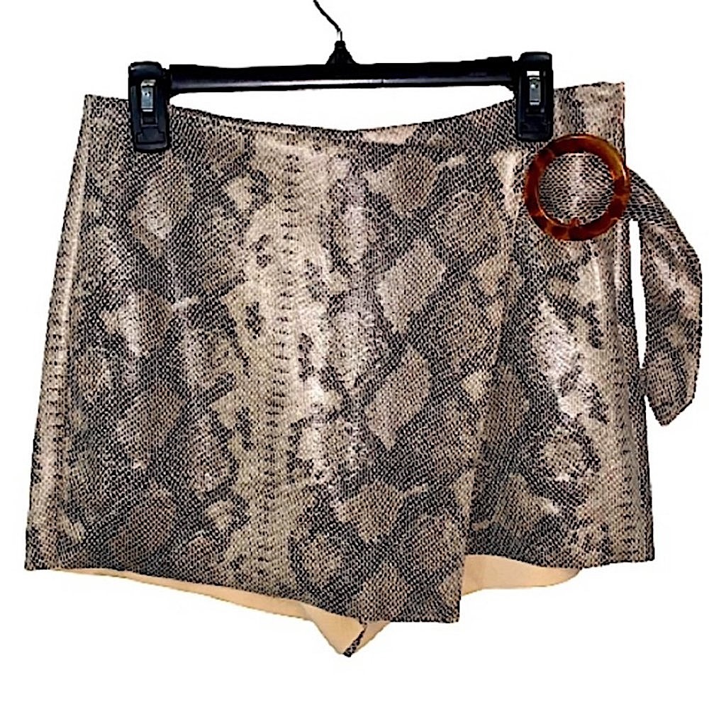 ZARA BERMUDA SKORT WITH HIDDEN ZIPPER Sz M